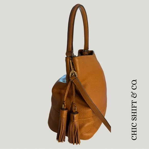 Michael Kors Kip Bucket Bag - Tan - Picture 5 of 14